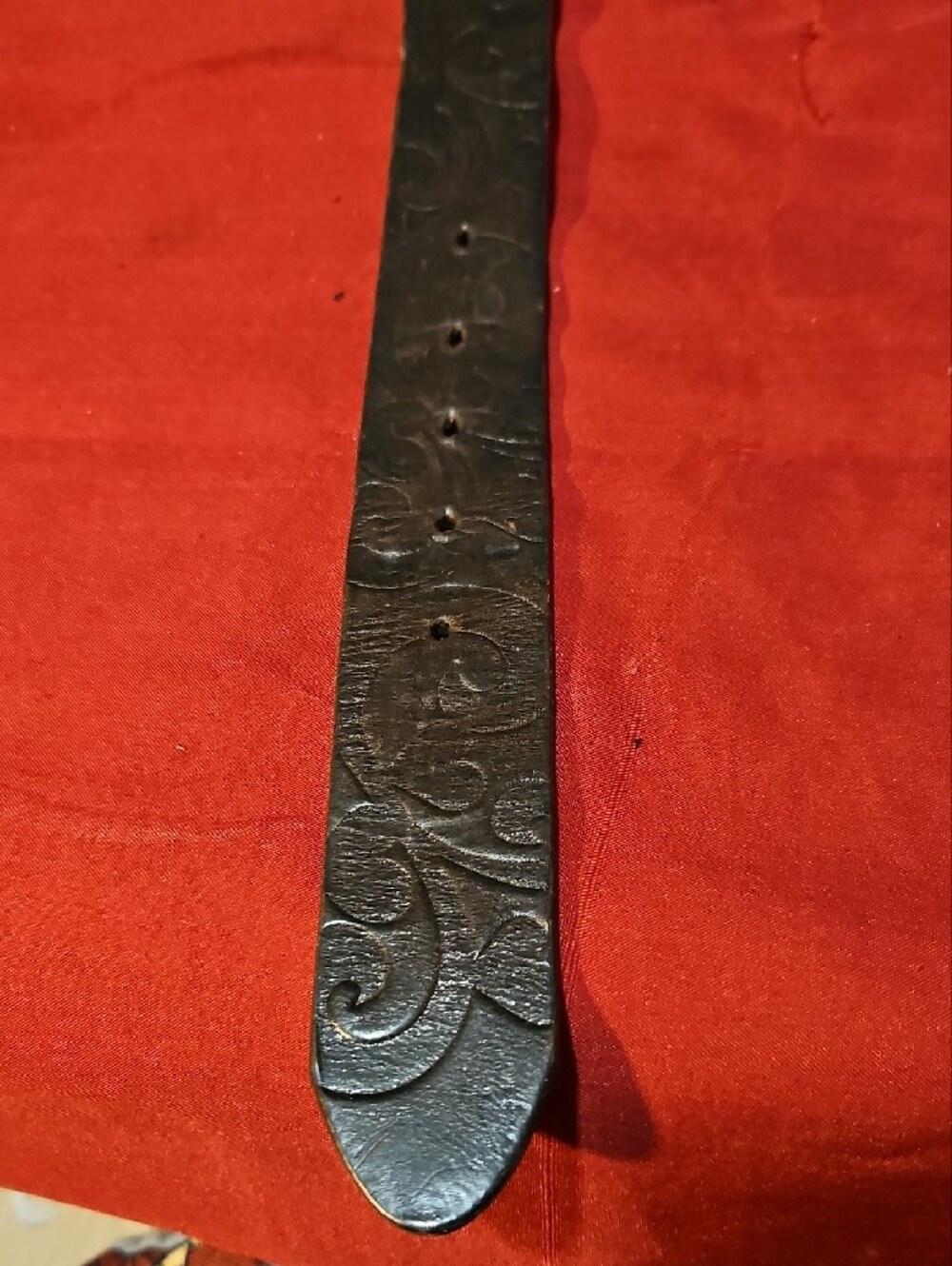 Brighton Brown Leather Belt with Ornate Heart Motif Buckle - Picture 4 of 4